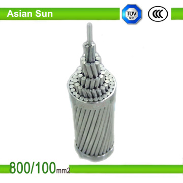 Antena de aluminio desnudo Conducotr ACSR ASTM B232 Nuthatch 1510.5AWG